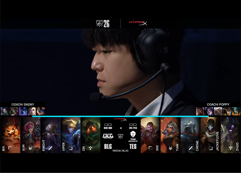 B—sports必一 BLG VS TES