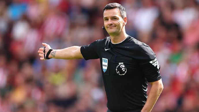 托特纳姆热刺vs考文垂裁判安迪-麦德利数据：近20场1红68黄4点